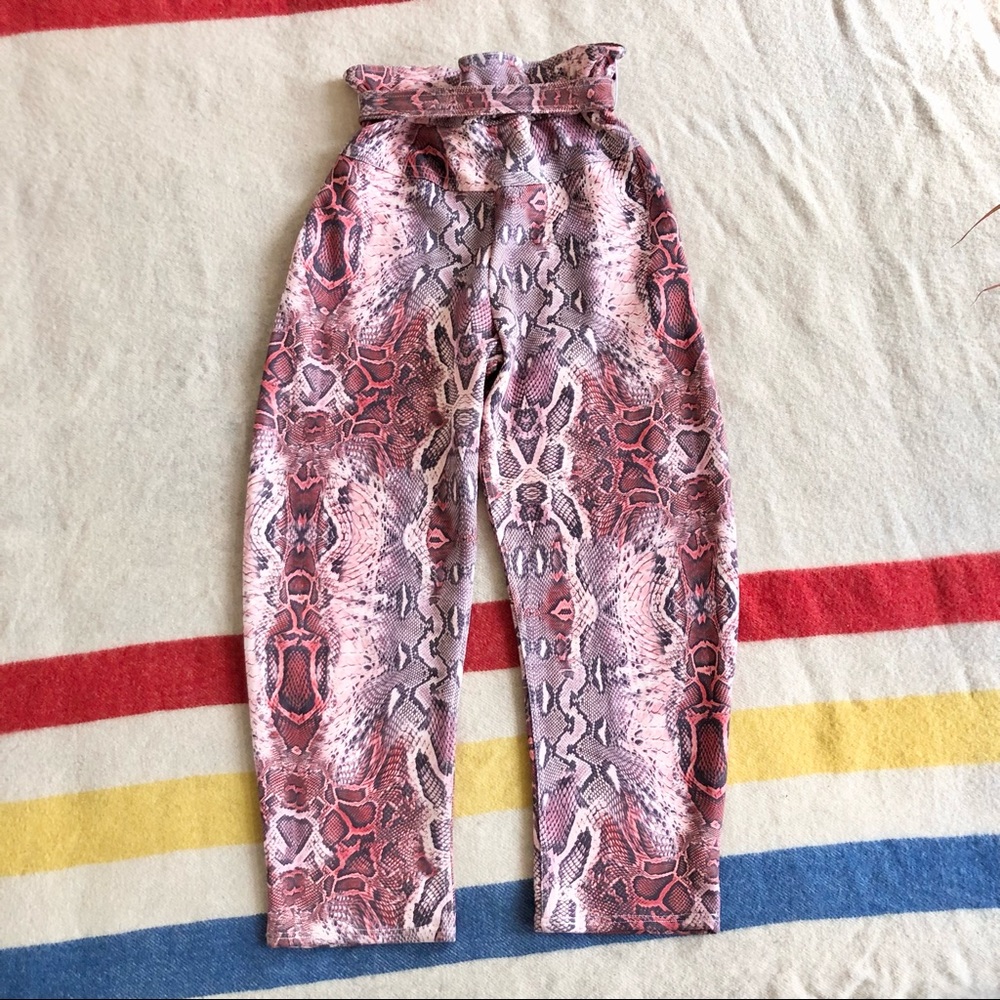 House of Sunny snakeskin print pants - Picture 6 of 12